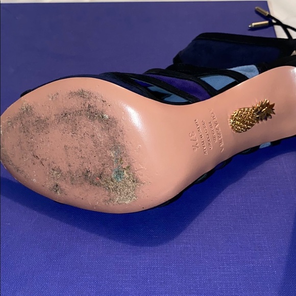 Aquazurra blue Vika Sandals - Picture 6 of 6